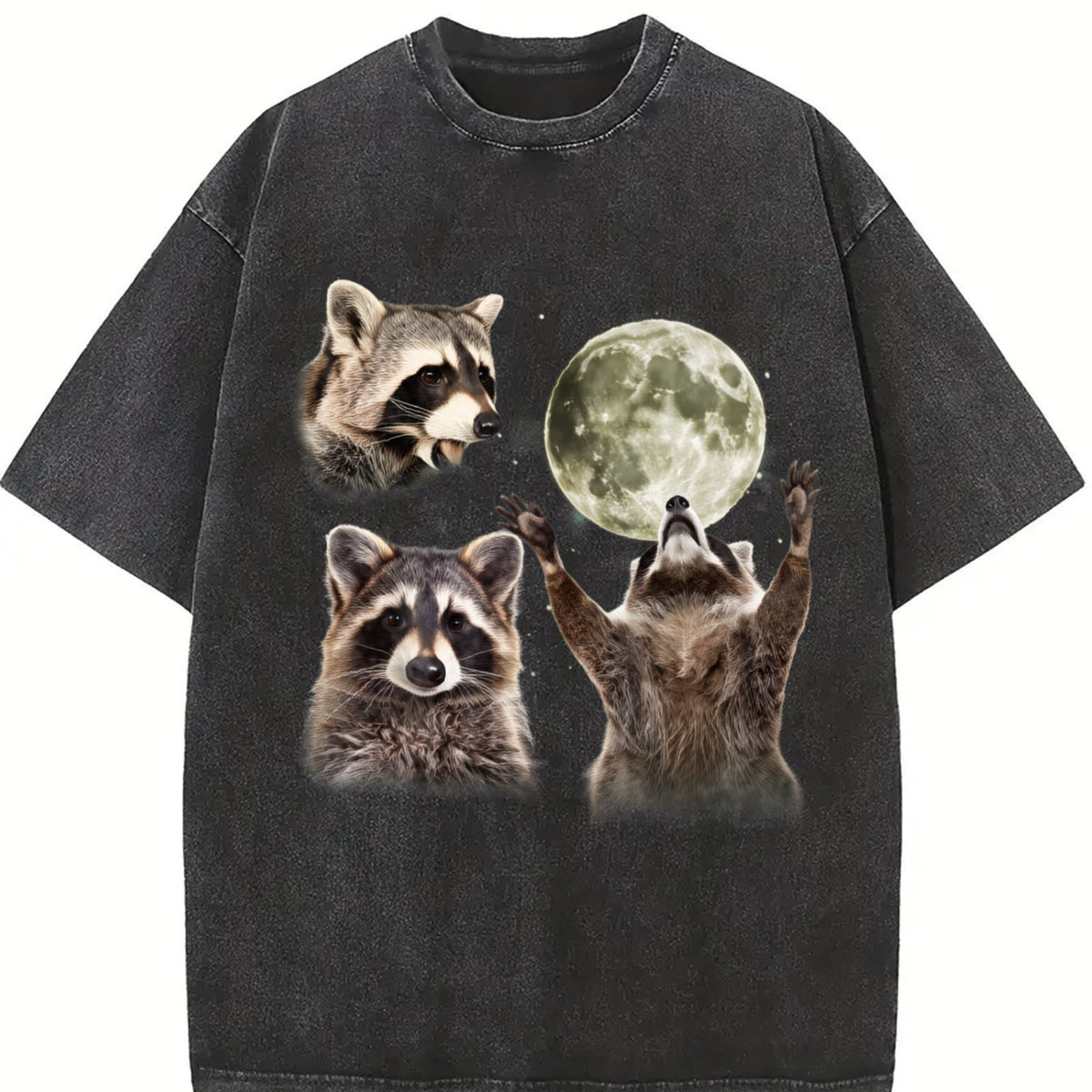 Three Raccoons 90s Vintage Washed T-Shirt product image 2