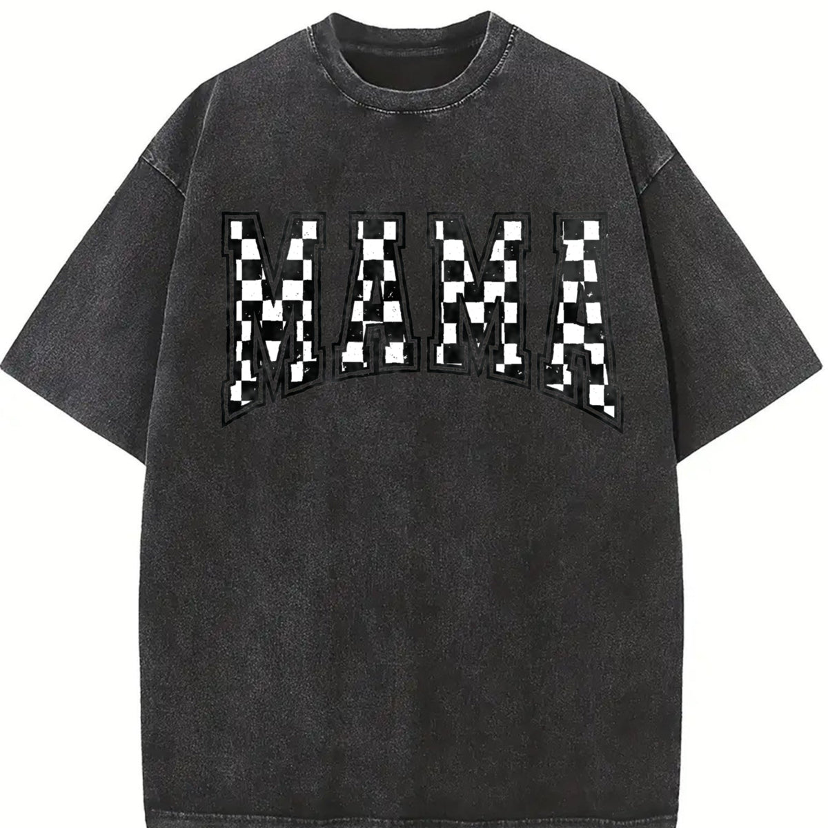 Checkered Mama Vintage Washed T-Shirt product image 2