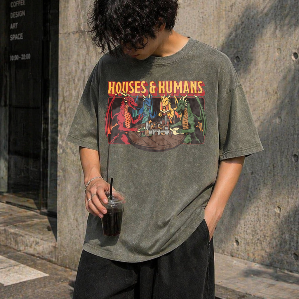 Houses And Humans Vintage Washed T-Shirt product image 4