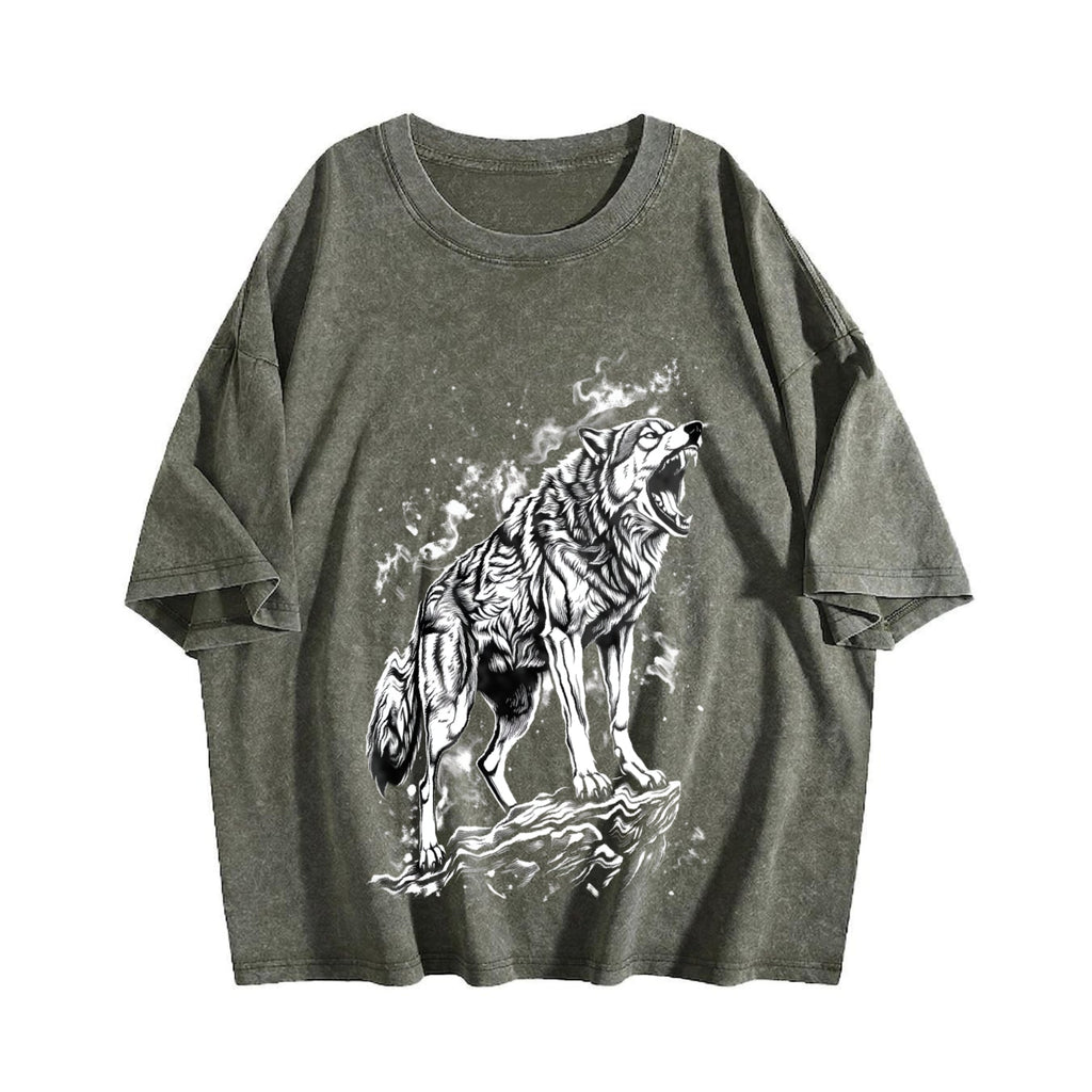 Wolf 90s Vintage Washed T-Shirt product image 4
