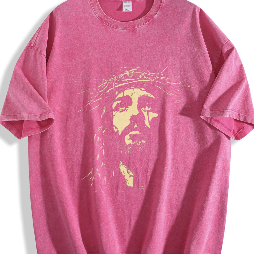 Distressed Gold Graphic Vintage Washed T-Shirt product image 7
