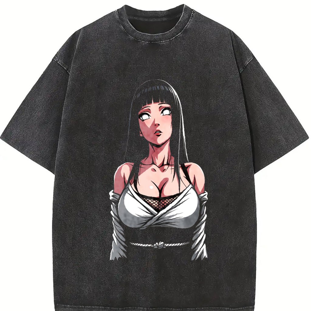 Hinata Hyuga - Anime Manga Vintage Washed T-Shirt product image 2
