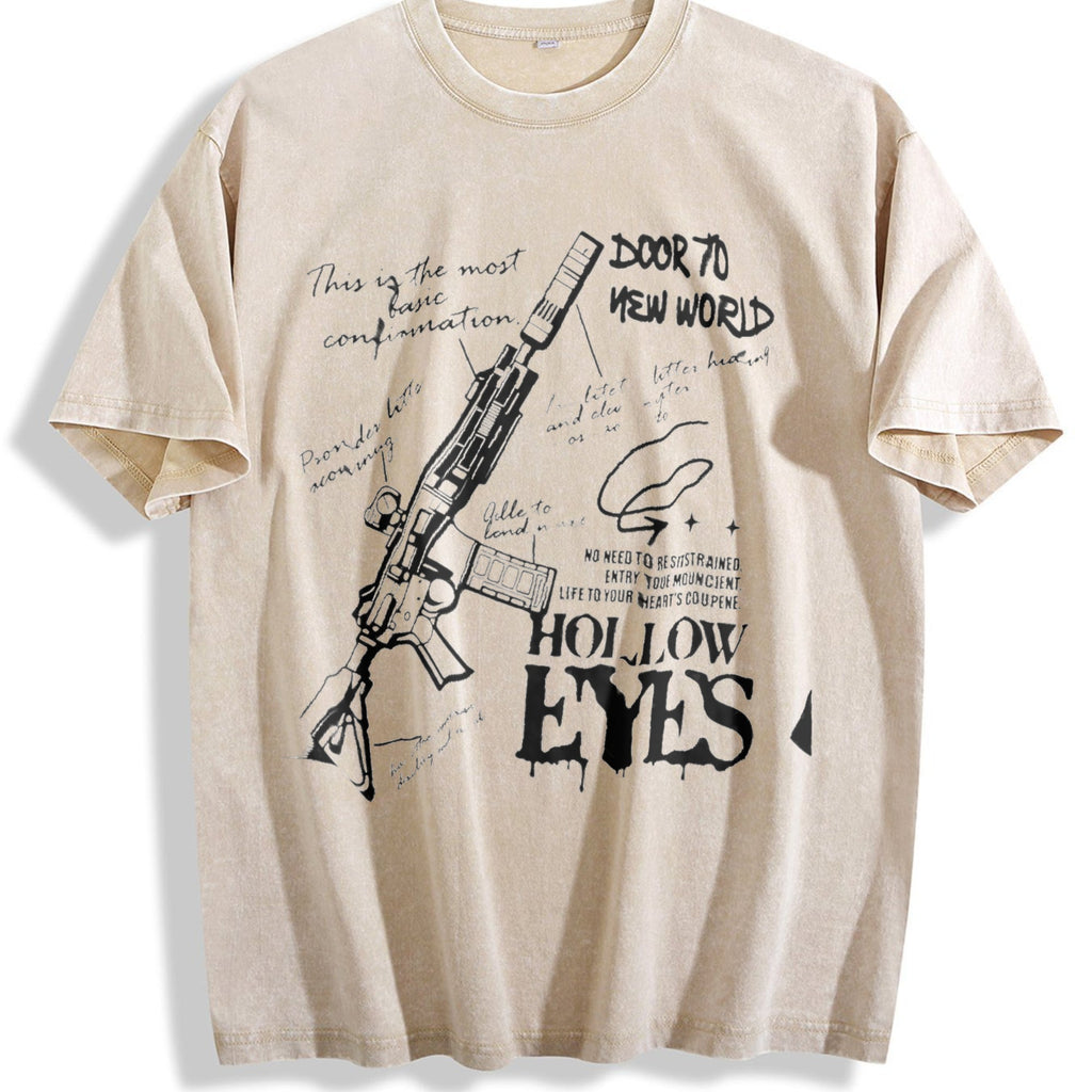 Edgy Punk Gun-themed - Dark Text For Music Festivals product image 1