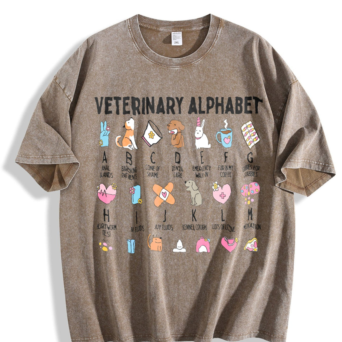 Veterinarian Vintage Washed T-Shirt product image 3