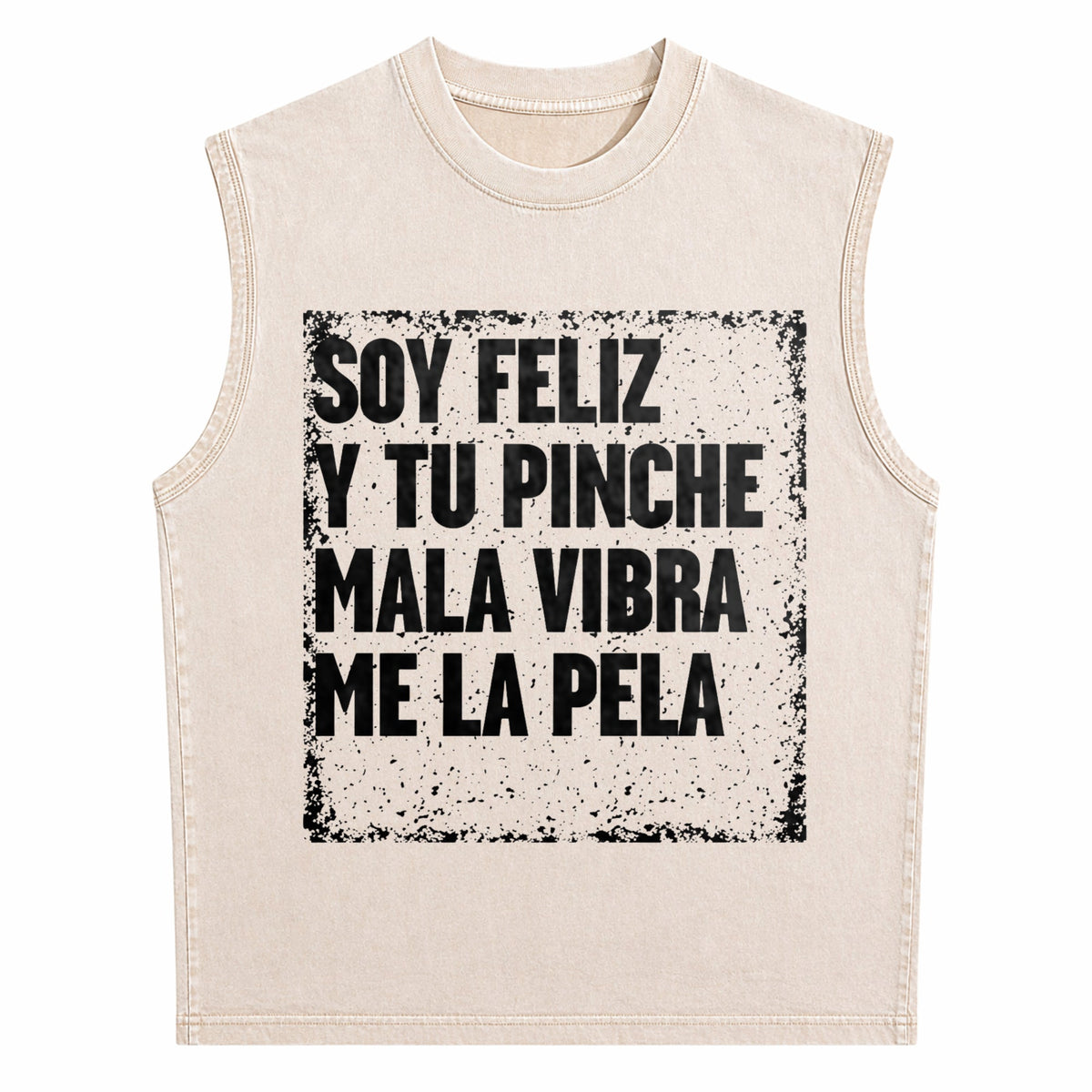 Mexican Themed Humorous Ideas Men's Washed Tank Top