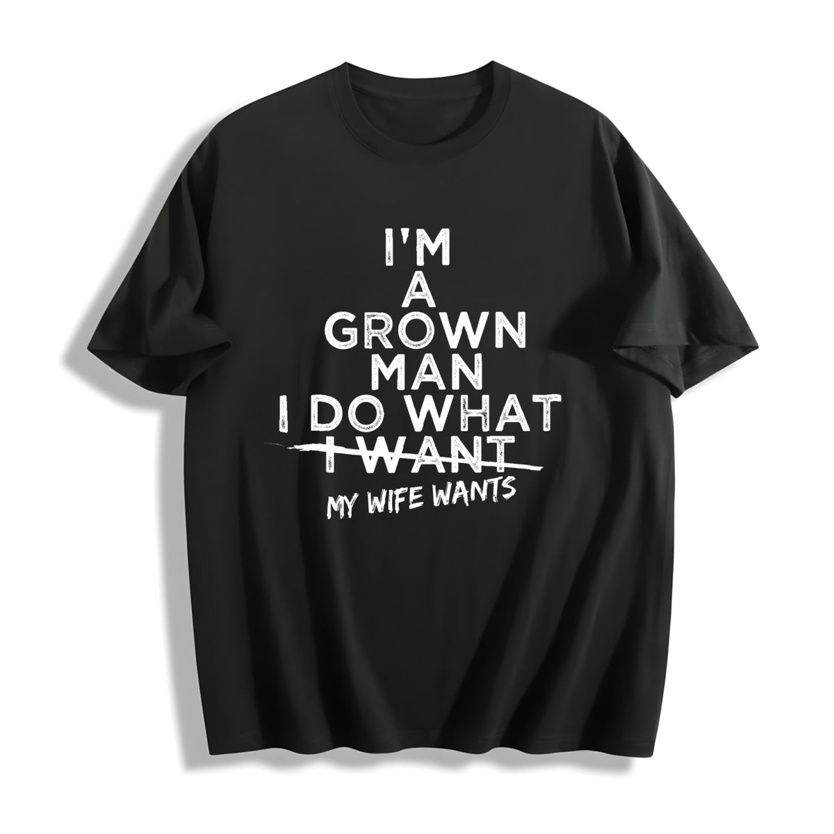 Funny I Do What My Wife Wants Husband From - Black With product image 1