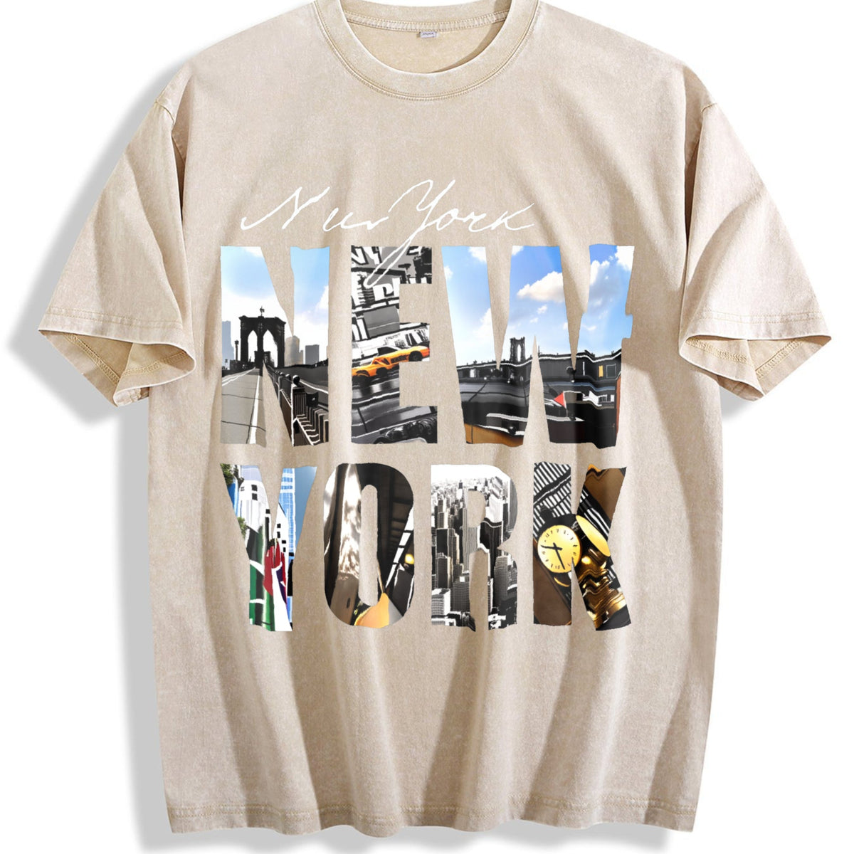 New York Newyork Vintage Washed T-Shirt product image 1
