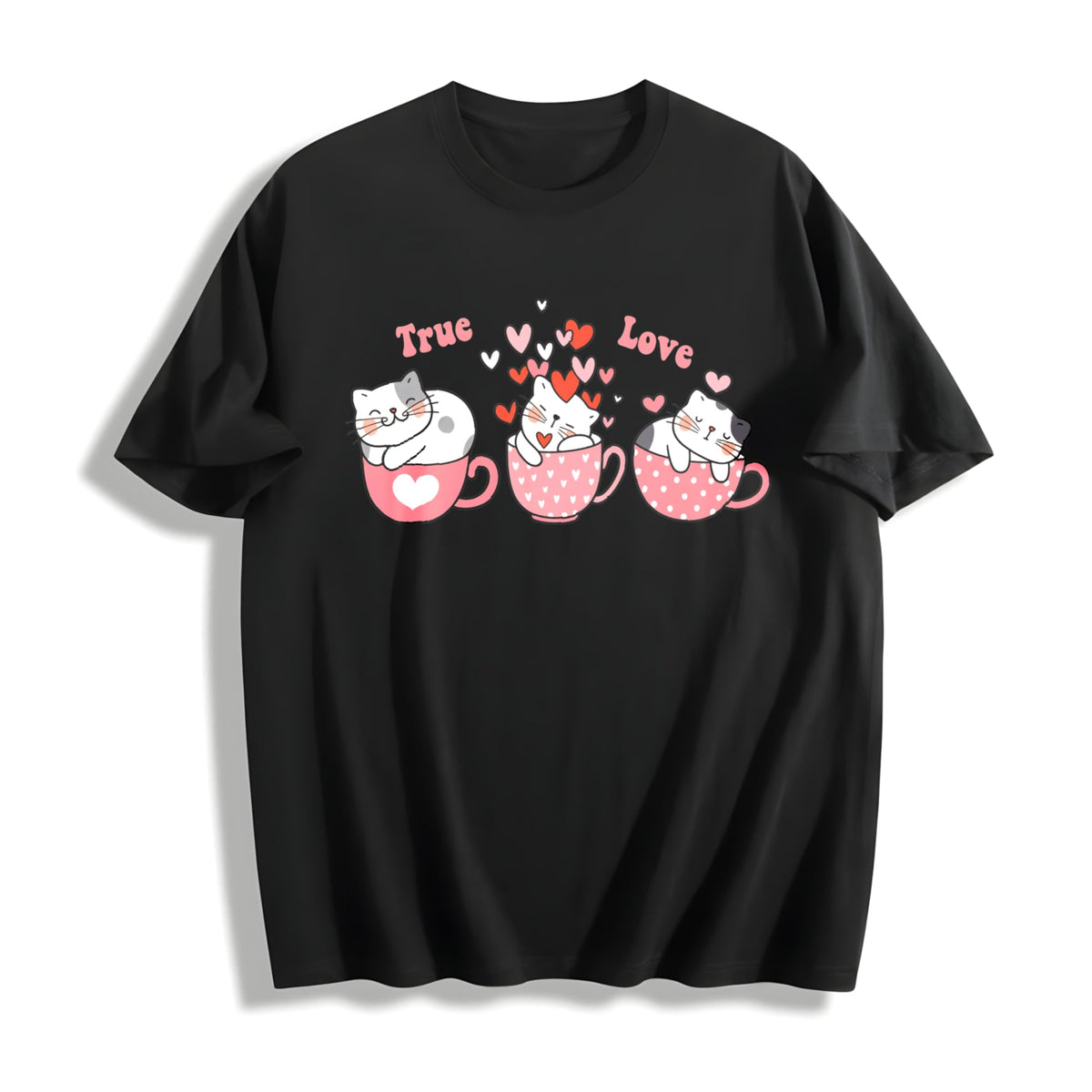Cat Love True Cotton T-Shirt product image 1