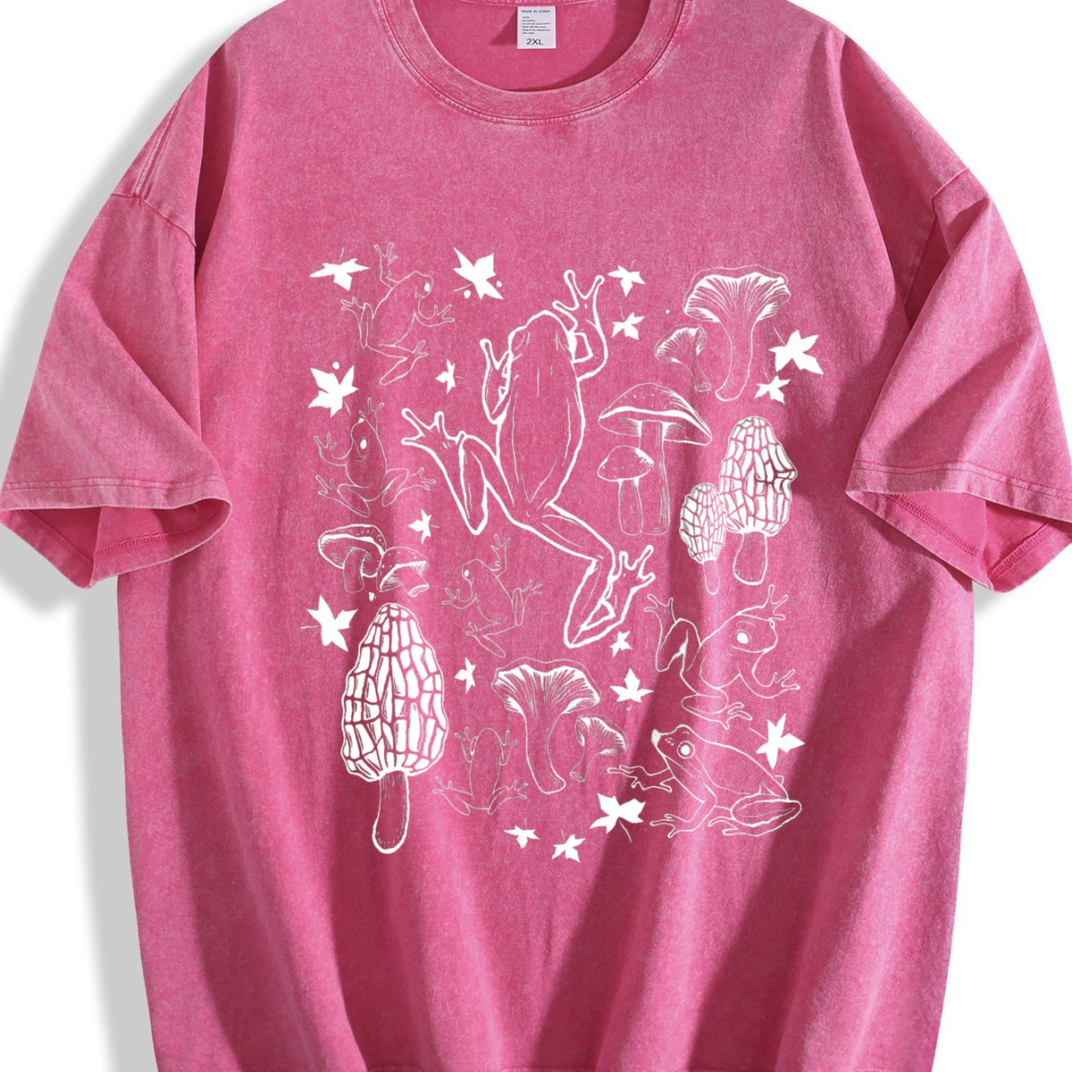 Frogs And Mushrooms Vintage Washed T-Shirt product image 5