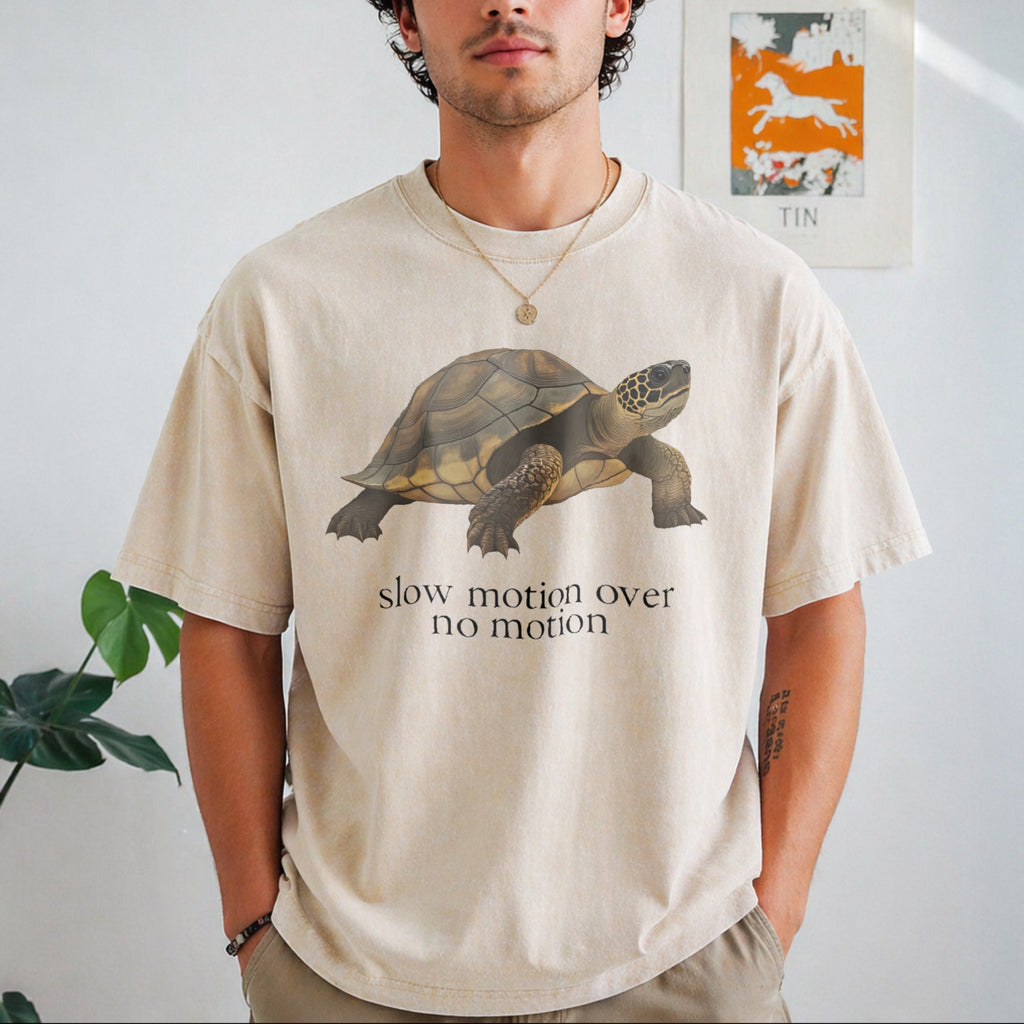 Slow Motion Over No Turtle - Funny Gen Z Slang Vintage product image 1