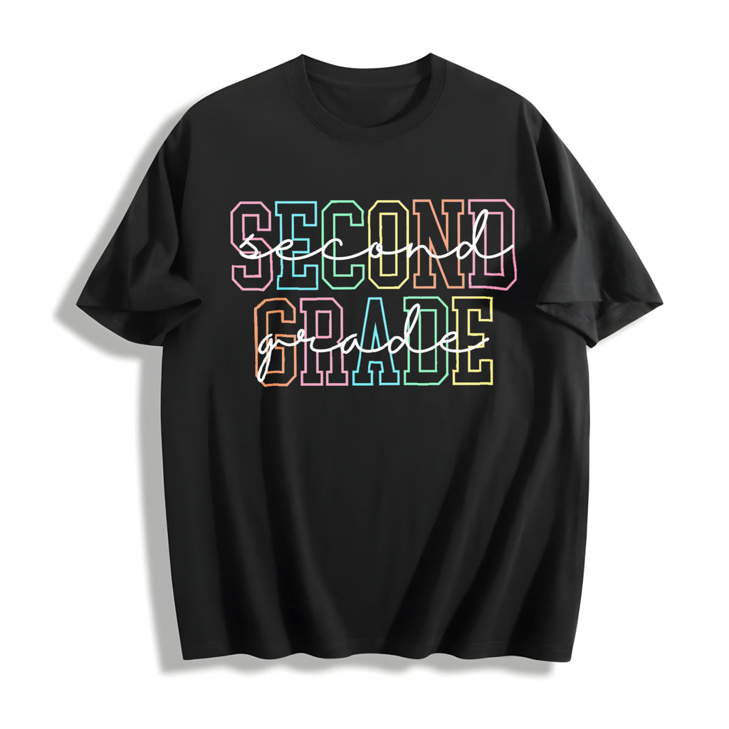 Second Grade Teacher Cotton T-Shirt product image 1