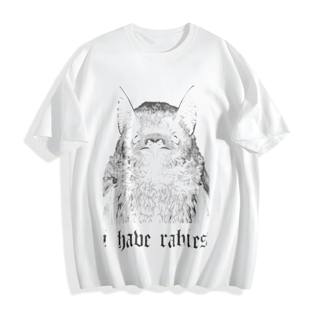 I Have Rabies Bat Cotton T-Shirt product image 2