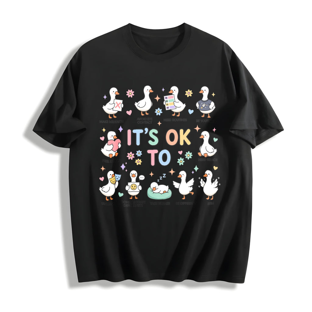 It's Ok To Be Different Cotton T-Shirt product image 1