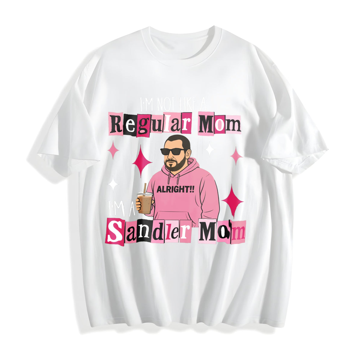 Funny I'm Not A Regular Mom Cotton T-Shirt product image 2