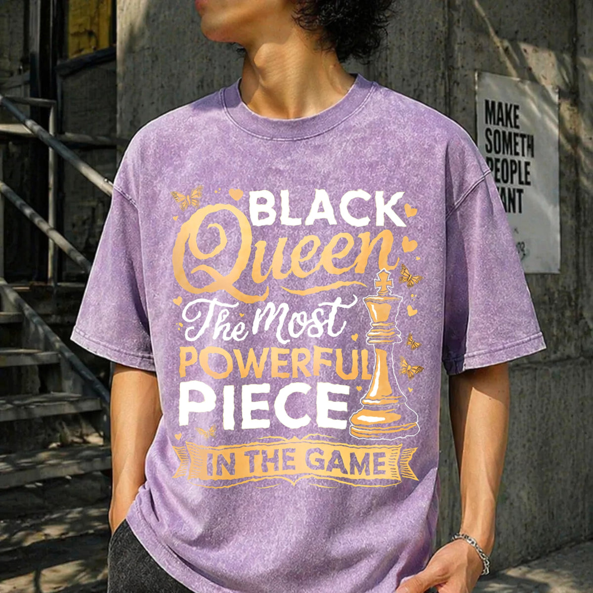 Black History For Month Vintage Washed T-Shirt product image 6