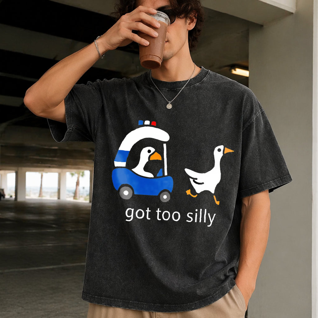 Got Too Silly Goose Funny Cute For Ducks Car Summer Vintage product image 2