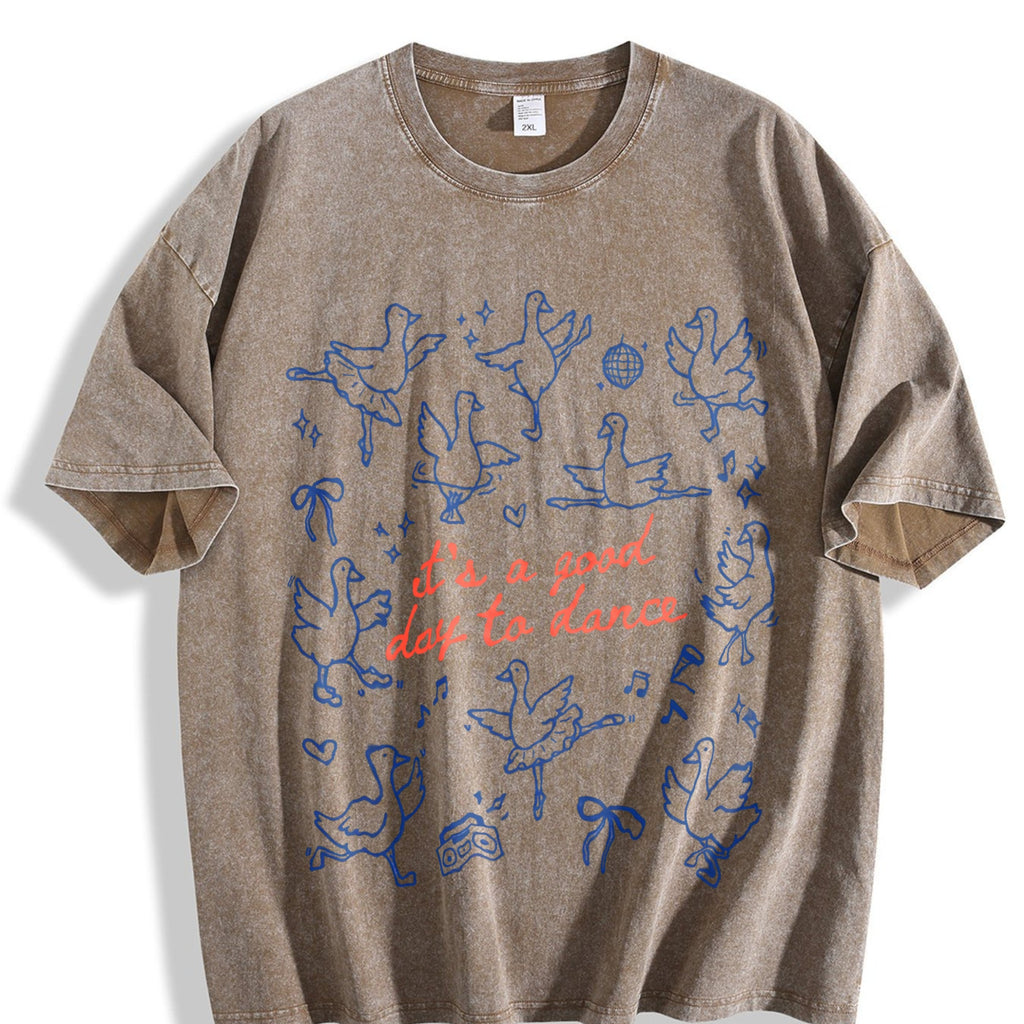 Dancer Silly Goose Vintage Washed T-Shirt product image 3