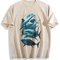 Three Sharks Vintage Washed T-Shirt product image 1