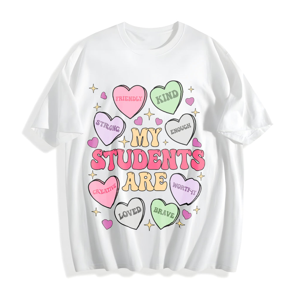 My Students Are My Valentines Cotton T-Shirt product image 2