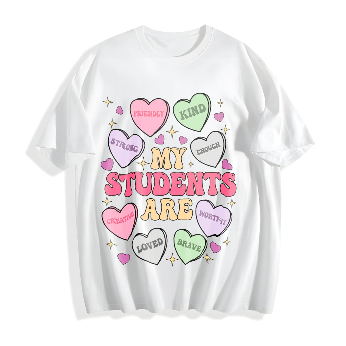 My Students Are My Valentines Cotton T-Shirt product image 2