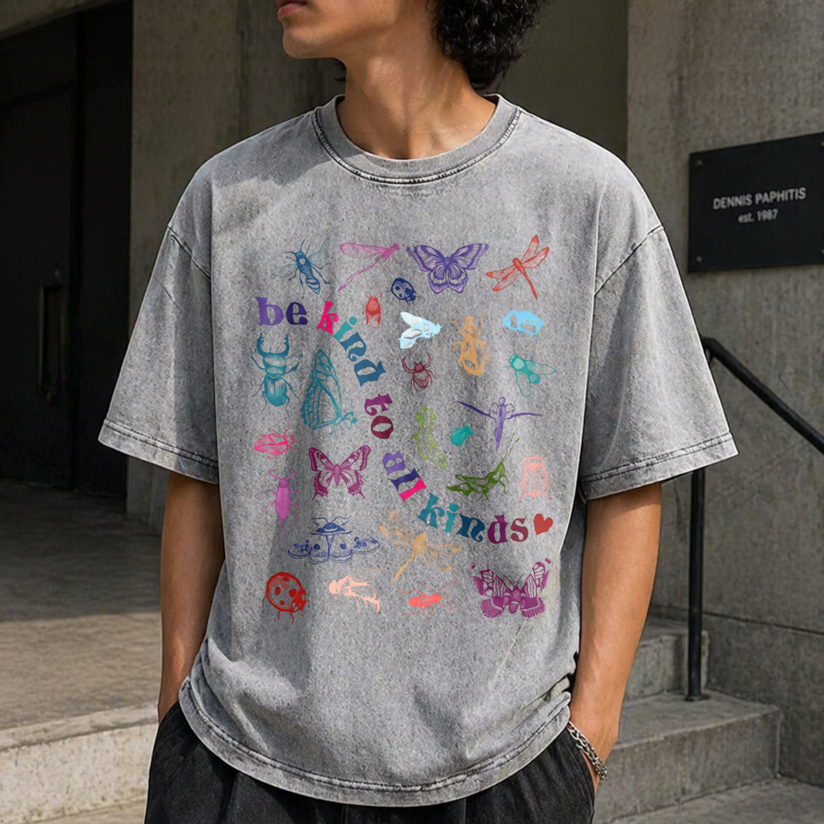 Be Kind To All Kinds Vintage Washed T-Shirt product image 5