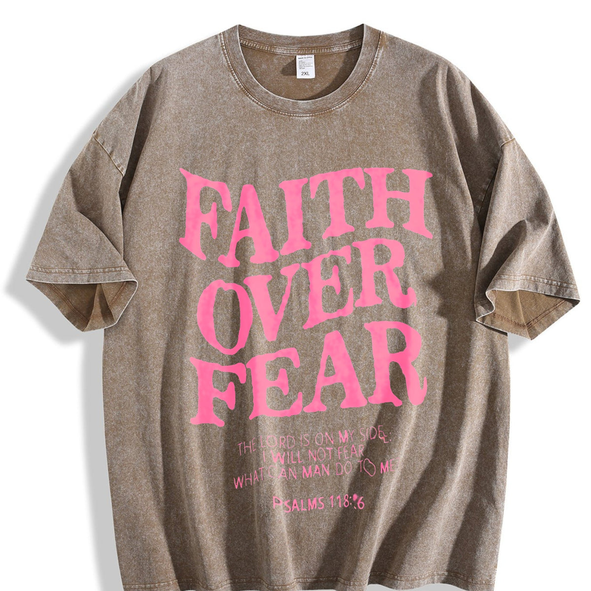 Summer Faith Over Fear Bible - Black Pink Letters Vintage product image 3