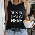 Photo And Text - Tanks That Can Feature Your Own Images Logos Women's Tank Top