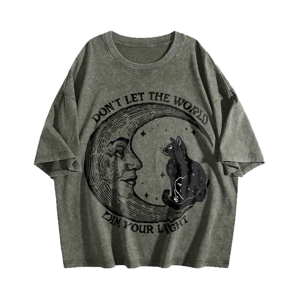 Don't Let The World Dim Your Light Moon And Cat Water product image 4