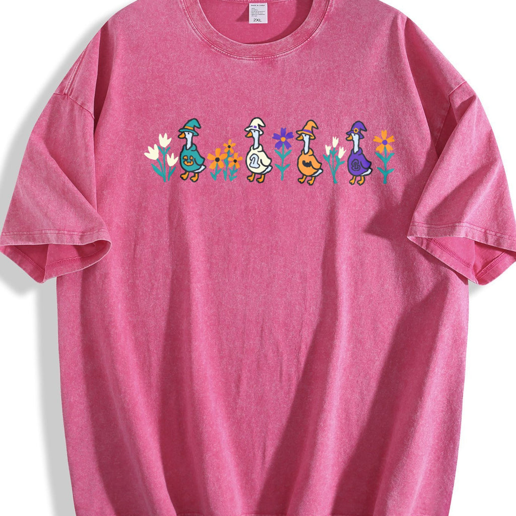 Halloween Goose Vintage Washed T-Shirt product image 7