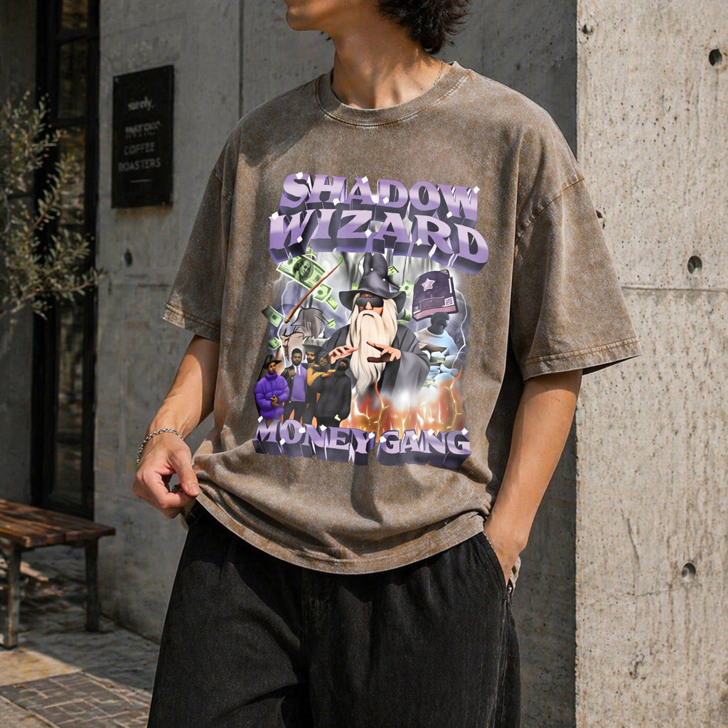 Shadow Wizard Money Gang Vintage Washed T-Shirt product image 3