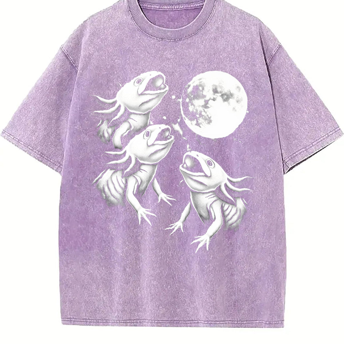 Axolotl Moon Vintage Washed T-Shirt product image 6