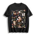 Forest Animals And Flowers Cotton T-Shirt product image 1