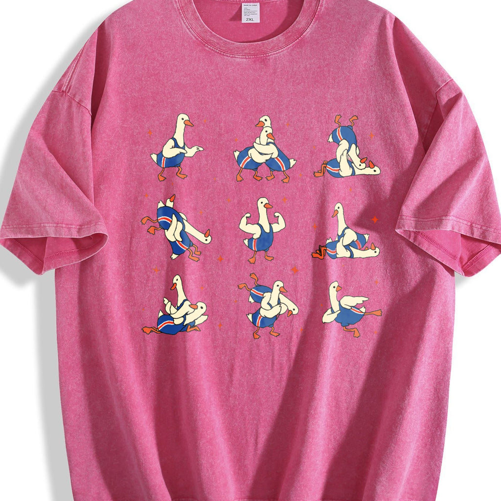 Wrestling Silly Goose Vintage Washed T-Shirt product image 5