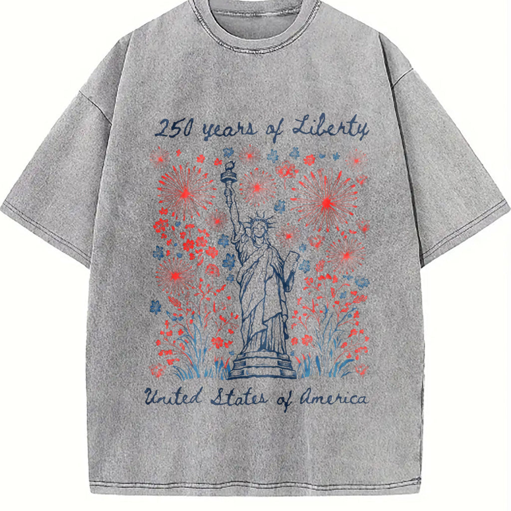 250 Years Of Liberty Vintage Washed T-Shirt product image 4