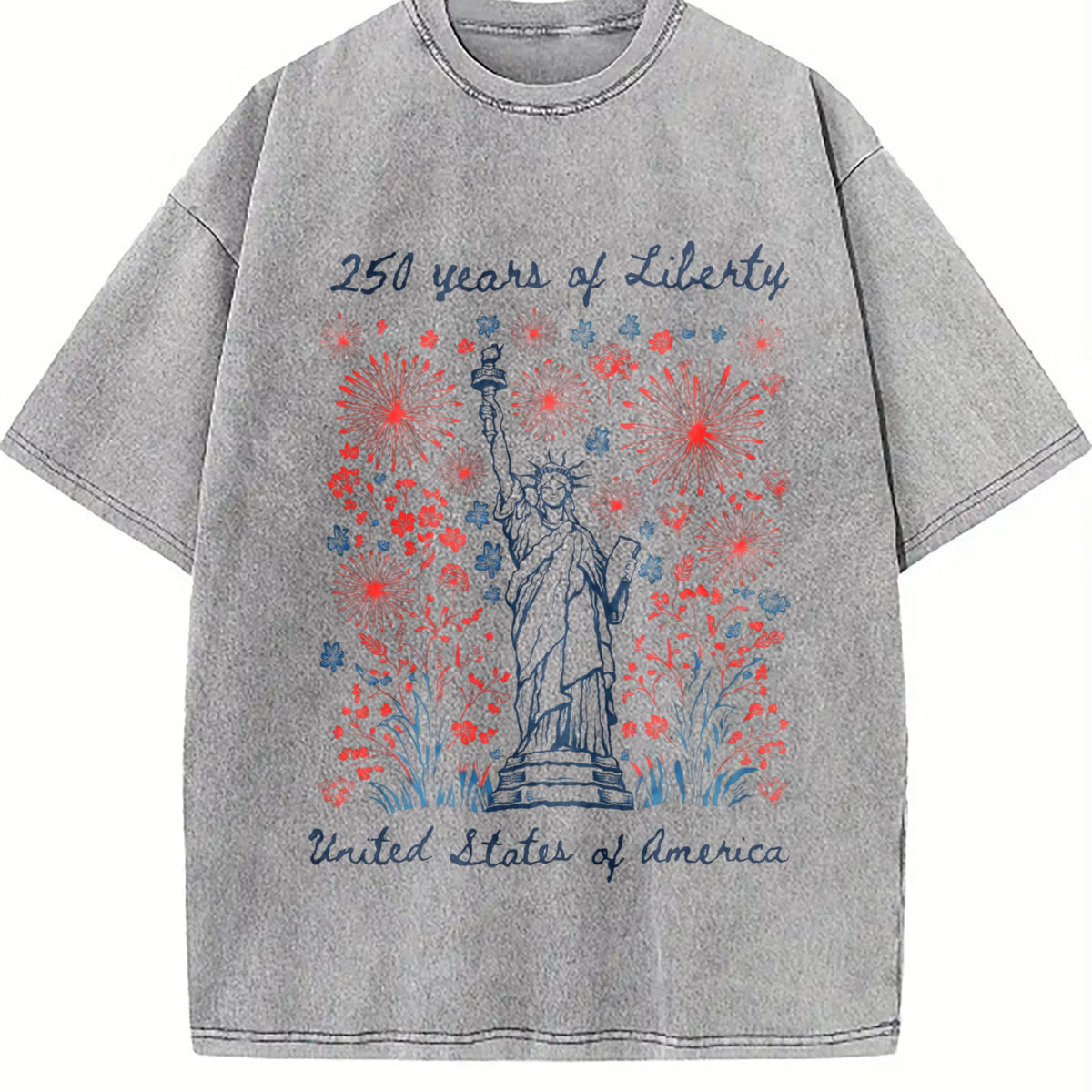 250 Years Of Liberty Vintage Washed T-Shirt product image 4