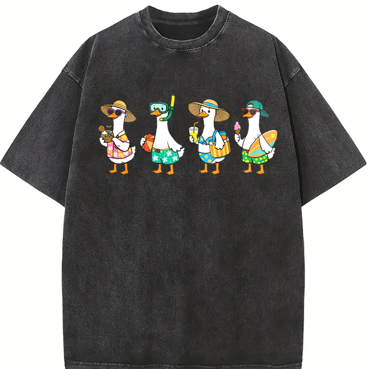 Silly Goose Summer Vintage Washed T-Shirt product image 2