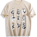 Animal Musicians 90s Tattoo Vintage Washed T-Shirt product image 1