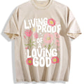 Living Proof Of A Loving God Text & Flower Water Wash product image 1