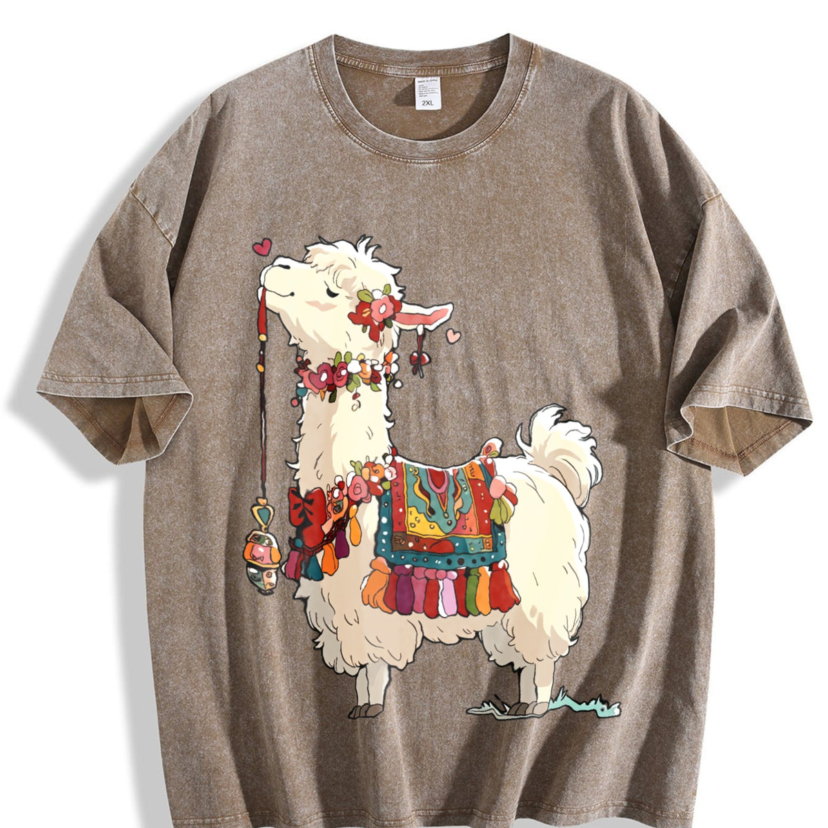 Animal Cartoon Summer Vintage Washed T-Shirt product image 3