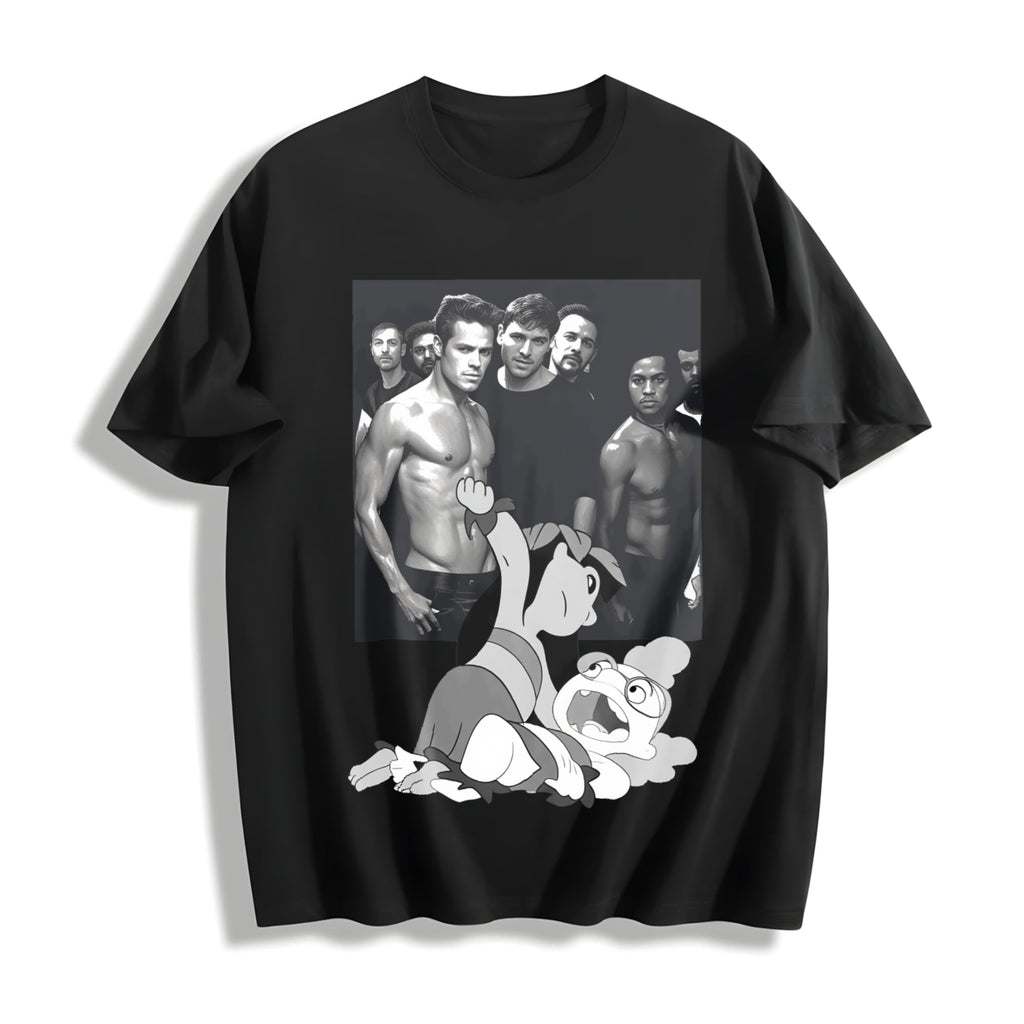 Lilo Fighting Myrtle Meme Cotton T-Shirt product image 1