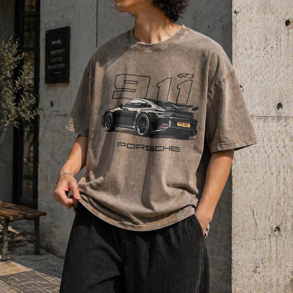 911 GT3 Vintage Washed T-Shirt product image 3