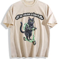 Funny Black Cat Scooter Off To Cause A Kerfuffle Boxy product image 1
