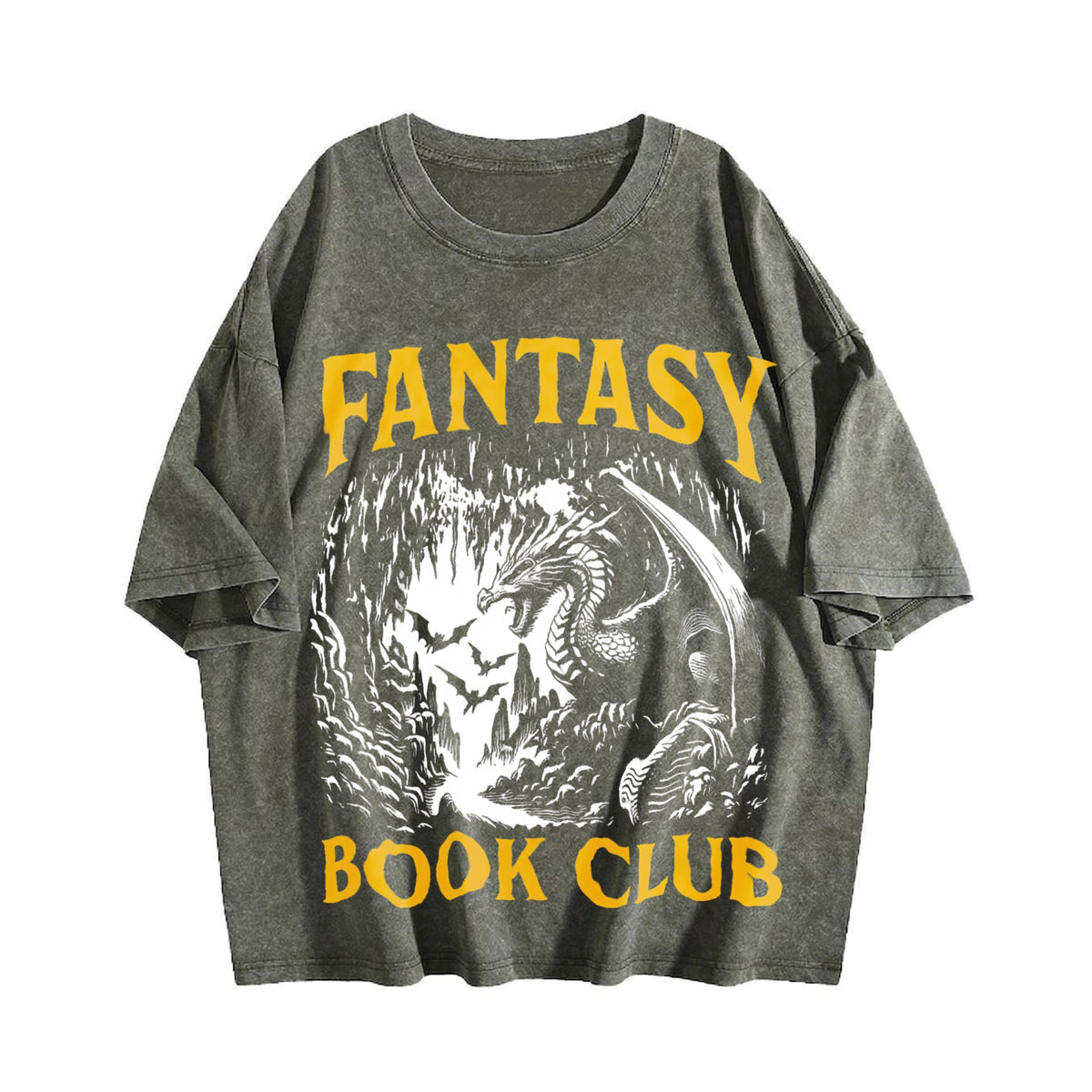 Fantasy Book Club Vintage Washed T-Shirt product image 4