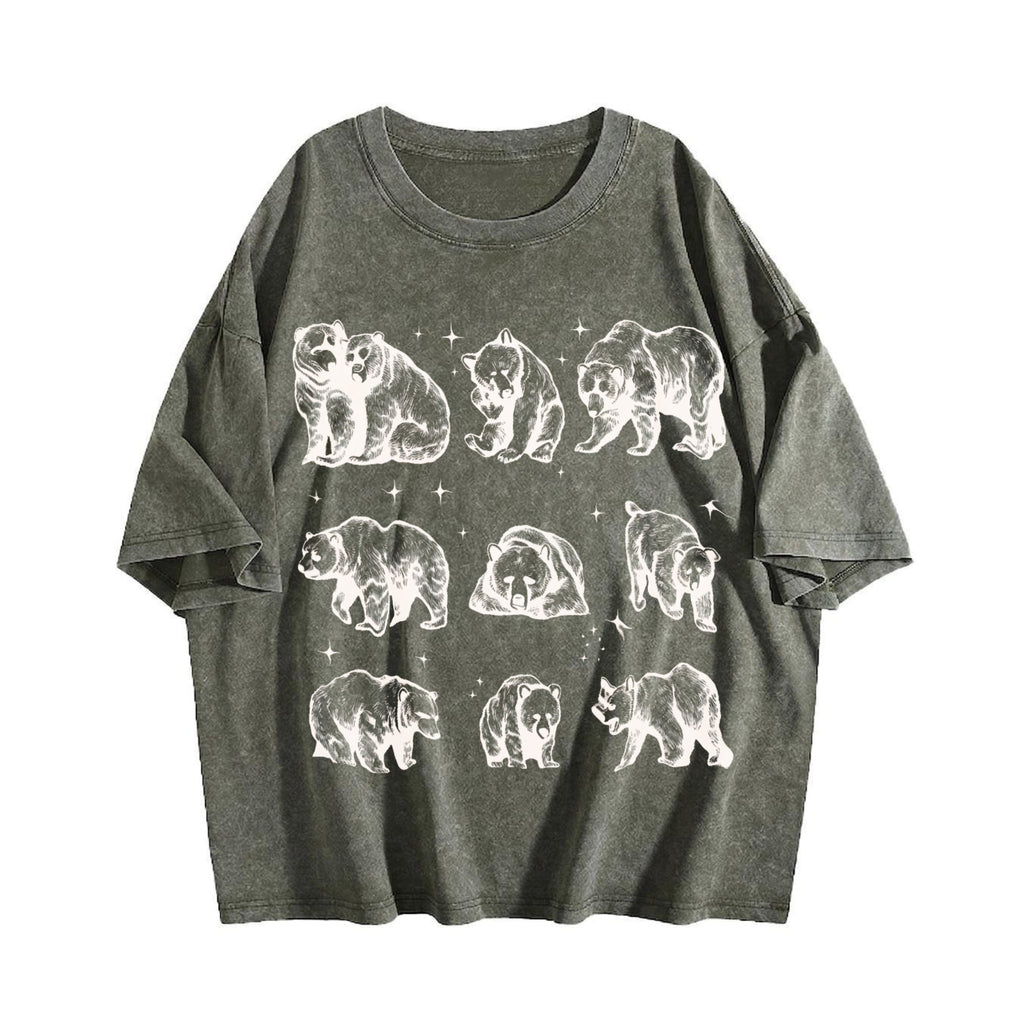Bears 90s Tattoo Vintage Washed T-Shirt product image 4