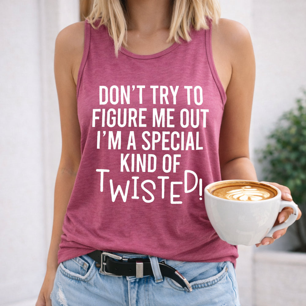 Don't Try To Figure Me Out Women's Tank Top