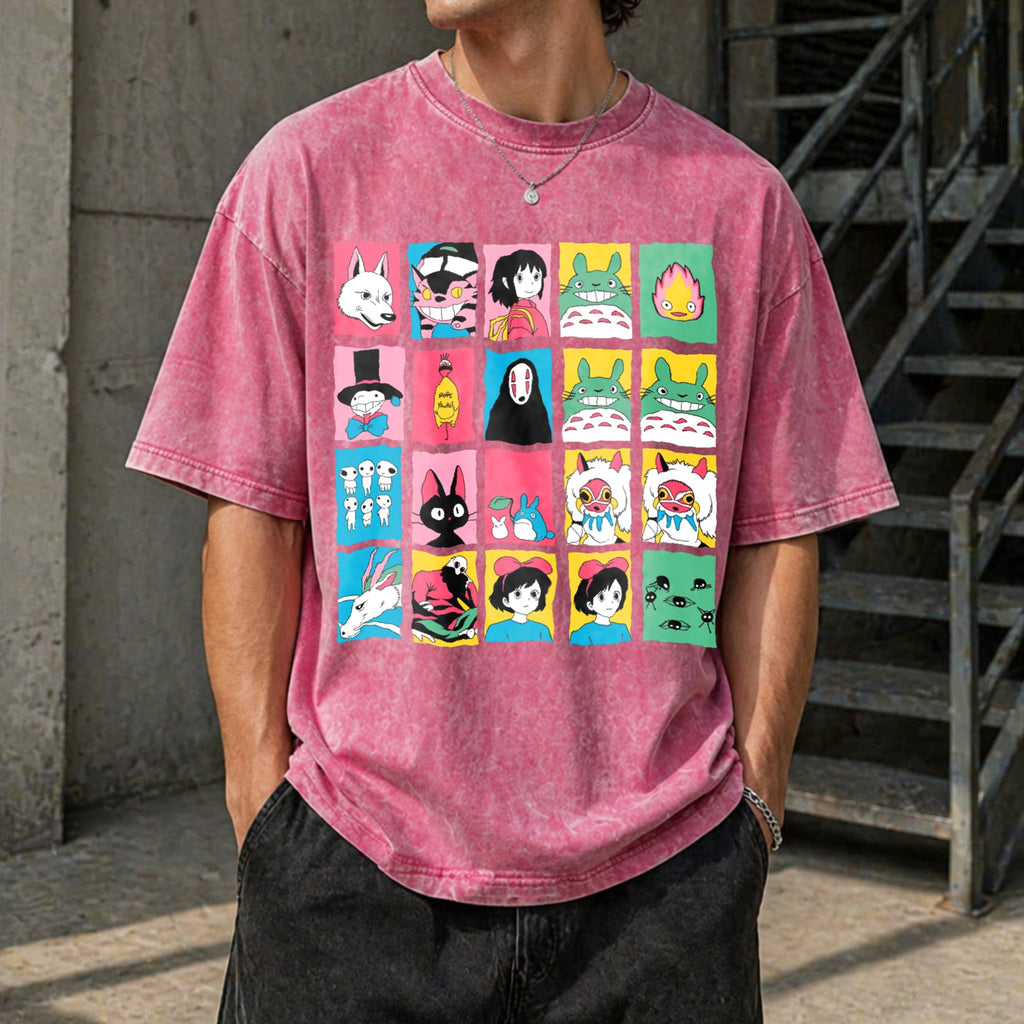 Studio Ghibli Hayao Miyazaki No Vintage Washed T-Shirt product image 7