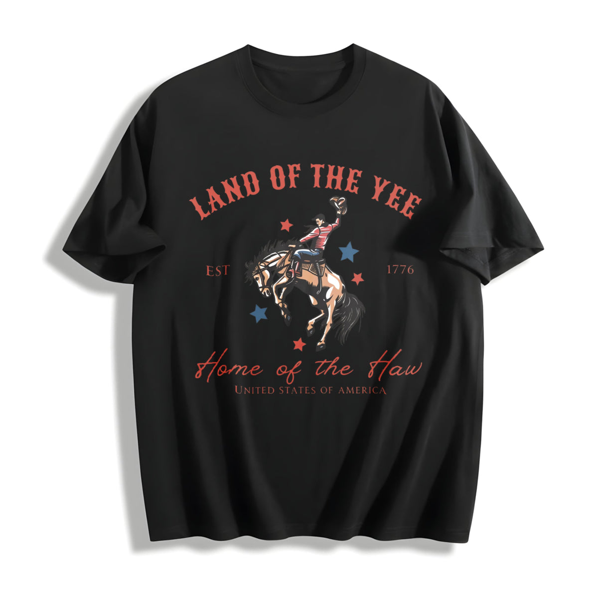 4th Of July USA Fourth Of Yee Haw Cowboy Western Cotton product image 1