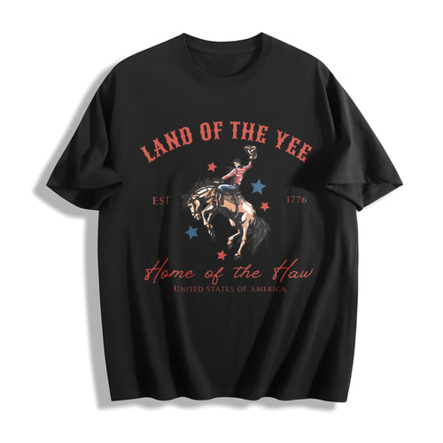 4th Of July USA Fourth Of Yee Haw Cowboy Western Cotton product image 1