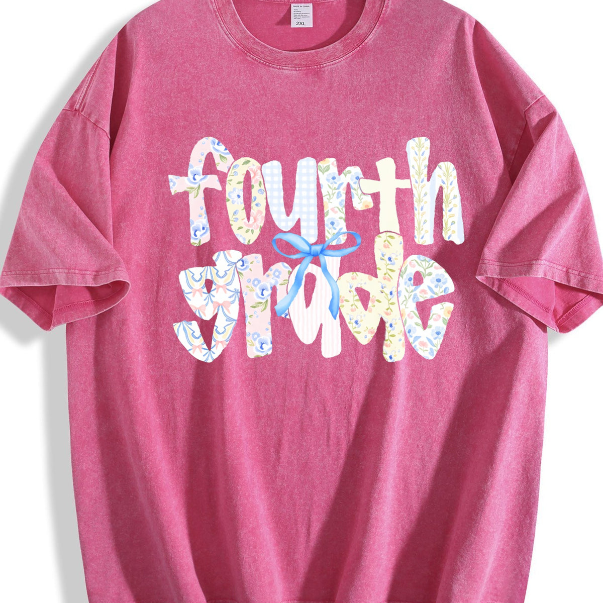 Fourth Grade Teacher Vintage Washed T-Shirt product image 5
