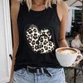 Leopard Hearts Women's Tank Top